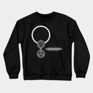 Pictish Mirror and Comb Crewneck Sweatshirt